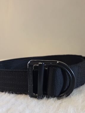 5.11 Tactical Black Webbing Belt with D-Ring Buckle